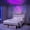 Pink, variant on SIBEDS Queen Bed Frame with Wingback Headboard, Galaxy Projector & Charging Station, Upholstered Platform Bed with 2 Storage Drawers, PU White