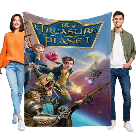 Treasure Planet Throw Blanket Gifts for Fans Lover Girls Boys Women Present Hoodie Him Bed 60"x80"