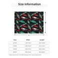 thumbnail image 5 of Yiaed Fishing Lure Print Blanket Throw Blanket Soft Cozy Flannel Blanket for Home Bed Sofa Couch Chair-60"x50", 5 of 6