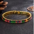 thumbnail image 1 of Real 3MM D VVS Moissanite Tennis Bracelet Passes Diamond Sparkling Test Solid S925 Jewelry Wedding Women Gift, 1 of 5