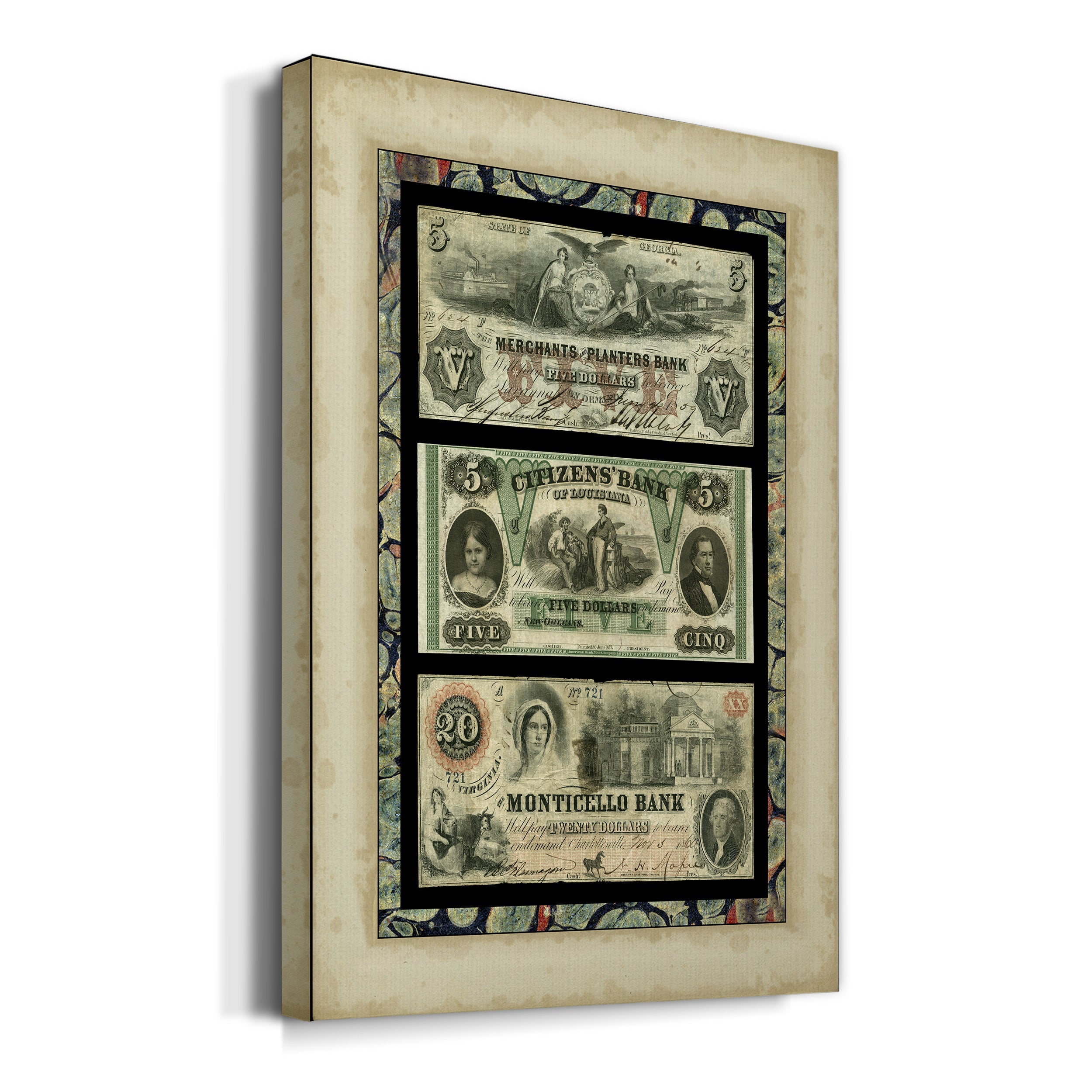 Money Money Money IV Premium Gallery Wrapped Canvas - Ready to Hang