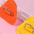 thumbnail image 4 of LJNYFDC D Ring D Buckle Set 4Pcs Easy to Install PVC Surfboard Dinghy Boat Triangle Patch Buckle Ring for Water Activity D Ring Pad, 4 of 7