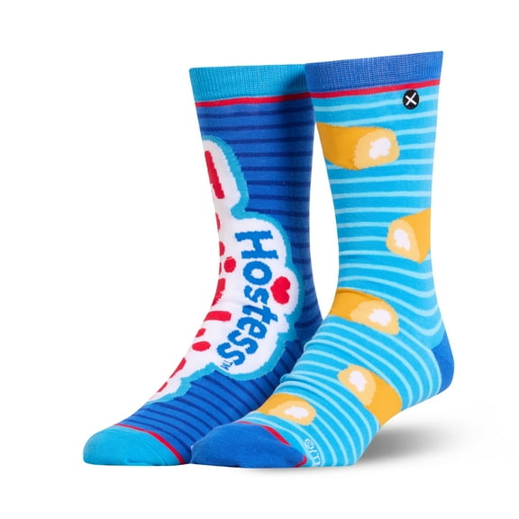 Cool Socks – Twinkies Split Crew Socks – Size Large for Men & Women – Official Snack Graphic – Comfy