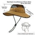 thumbnail image 5 of OZERO Sun Hats for Women Beach Hat Womens Sun Hat with UV Protection Wide Brim Outdoor Foldable Bucket Hat, 5 of 7