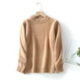 thumbnail image 4 of Busydd Girls Sweaters 2-14 Years Unisex Casual Fuzzy Knit Sweaters Solid Color Round Neck Boys Sweaters Comfy Warm Toddler Teen Girl Clothes, 4 of 6
