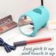 thumbnail image 5 of Lámpara de escritorio LED | Luz de lectura regulable de tres velocidades para protección ocular | Clip recargable USB para la mesita de noche | Cuello de gallina flexible a 360° | ABS | Azul, Rosa, 5 of 6