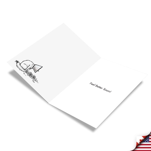 NobleWorks Funny Get Well Cards – 36 Assorted Hilarious Greeting Cards With Envelopes (Bulk Box)