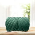 thumbnail image 4 of Hilo grueso, hilo gigante, cómodo, lavable, súper suave para manualidades de macramé. Verde, 4 of 9