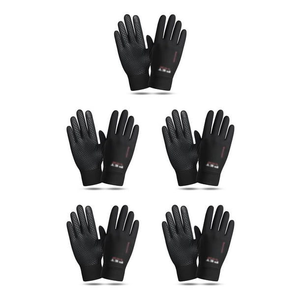 Yuarrent 1 par de guantes de ciclismo de invierno antideslizante pantalla táctil carreras montar al aire libre protectores portátiles de protección Rojo 5piezas Yuarrent CBP180616