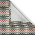 thumbnail image 6 of Ambesonne Retro Valance & Curtain, Geometric Angled Lines, 55"x24", Multicolor, 6 of 6