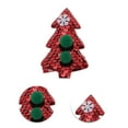 thumbnail image 3 of Unique Bargains 1 Pair Christmas Tree Hair Clips Hairdo Clip for Christmas 2.17"x1.18"x3.15" Red, 3 of 6