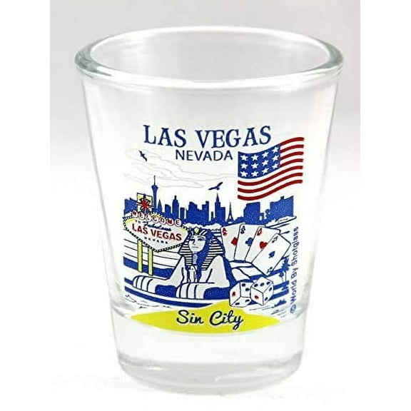 Las Vegas Nevada Great American Cities Collection Shot Glass