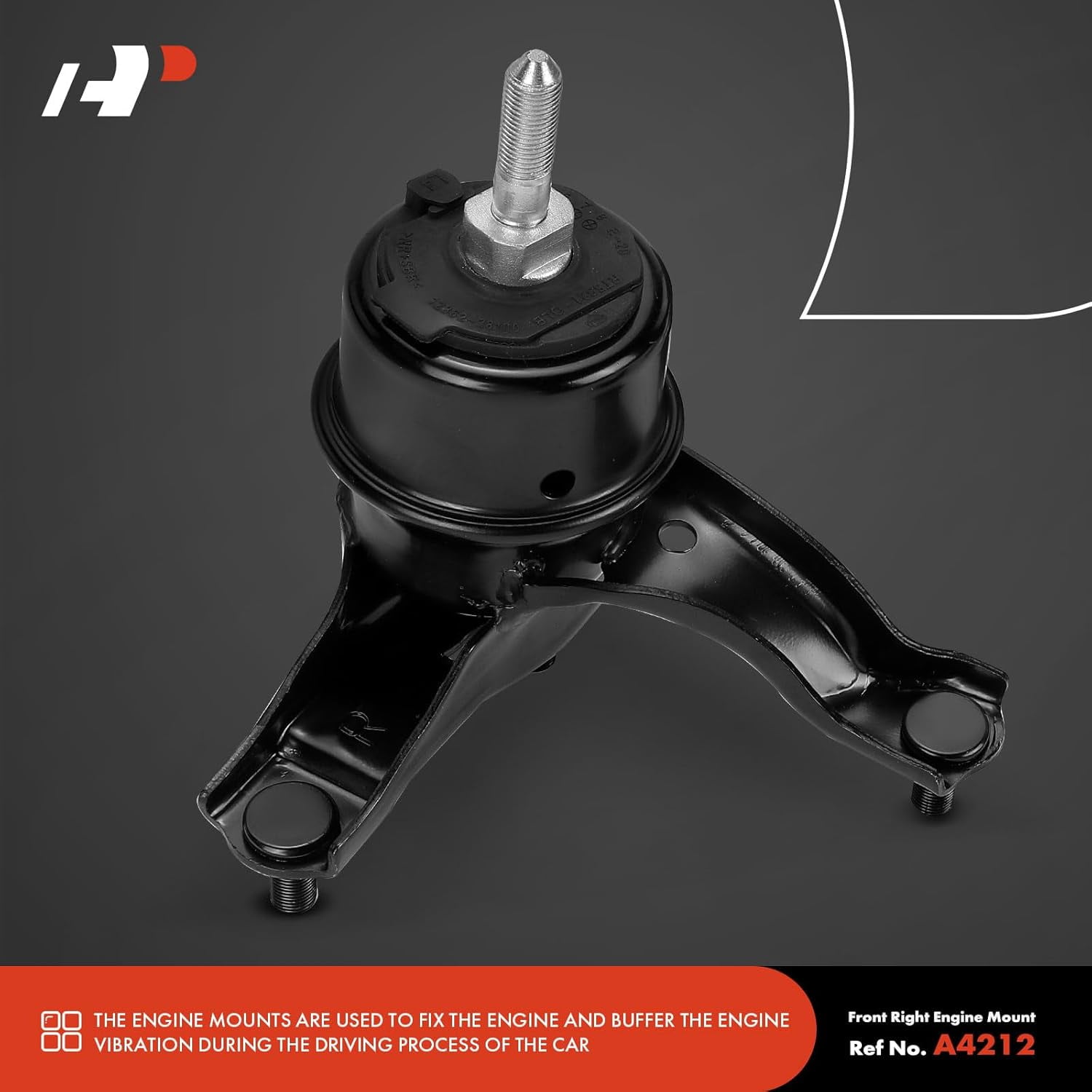 A-Premium 4PCS Engine Motor Mount and Transmission Mount and Torque Strut Mount Set Compatible with Toyota Sienna 2004 2005 2006 V6 3.3L, FWD Automatic Transmission, Replace# 123610A080, 123630A081
