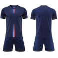 thumbnail image 2 of NAISIBABY Boys Shorts Sets 2-Piece, Quick Dry Breathable Performance T-Shirt and Shorts Basketball Running Athletic Outfits Dark Blue Size 2, 2 of 4