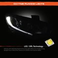 thumbnail image 3 of AKKON - Fit 2016-2021 Honda Civic 16-20 Halogen Type w/LED DRL Projector Headlights OE Style Passenger Right Assembly, 3 of 7