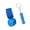 Blue, variant on Loud Outdoor Safe Bear Bells Camping Alarm Bear Bells with Whistles for Climbing Biking Fishing Hiking Tool Enduring