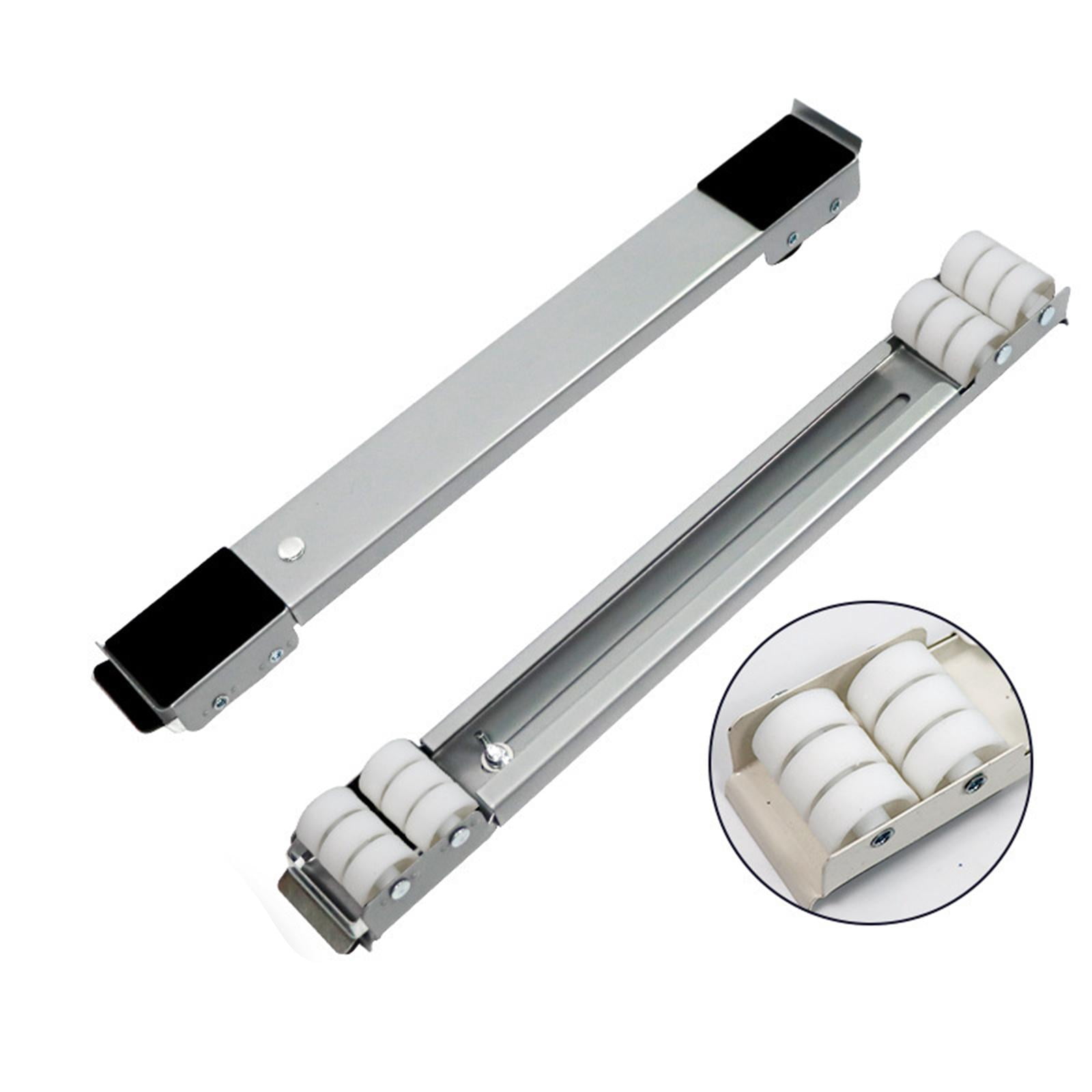 Esquirla 2Pcs Mobile Roller Base,Adjustable Appliance Rollers,Adjustable Extendable Mobile Rollers for Furniture Dryers, Refrigerators grey