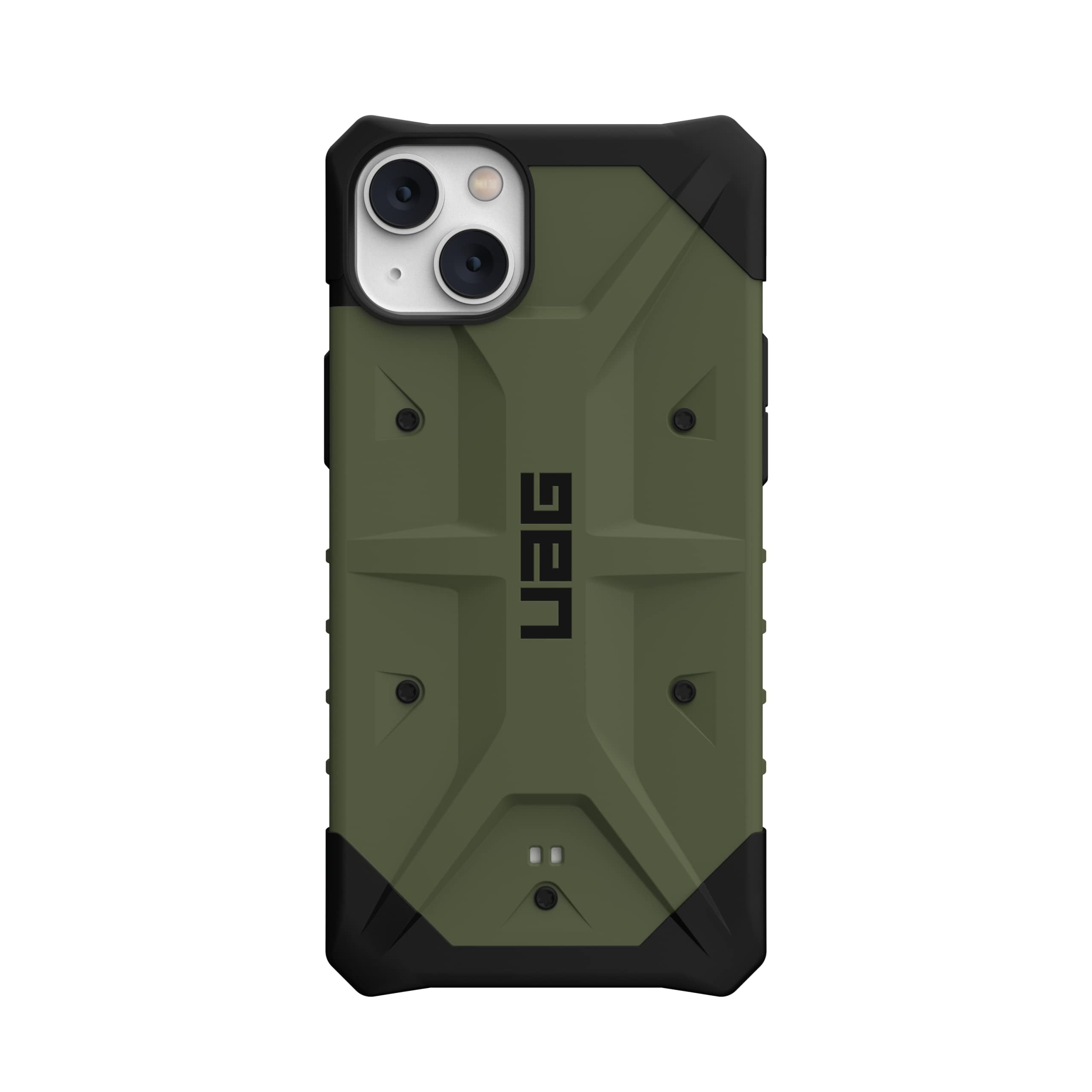UAG iPhone 14 Plus Case Green Olive 6.7" Pathfinder Slim Lightweight Shockproof Dropproof Rugged Protective Cover Compatible with Wireless Charging by URBAN ARMOR GEAR