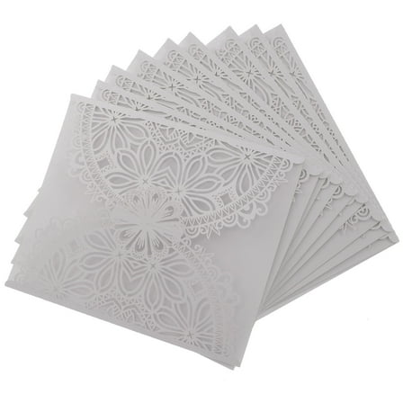 DECORNIJIA Congratulations Wedding Card Paper Event Invitation Couples Special Events 10pcs