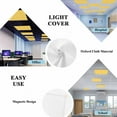 thumbnail image 4 of 3 Pack Solid Color Fluorescent Light Covers for Ceiling Lights Yellow Magnetic Ceiling Light Covers Overhead Light Filters for Office Classroom Home, 4 of 9