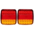 thumbnail image 1 of luces traseras de 12 V y 20 LED de doble color para remolque de camión (cubierta de lámpara roja y amarilla), 1 of 13