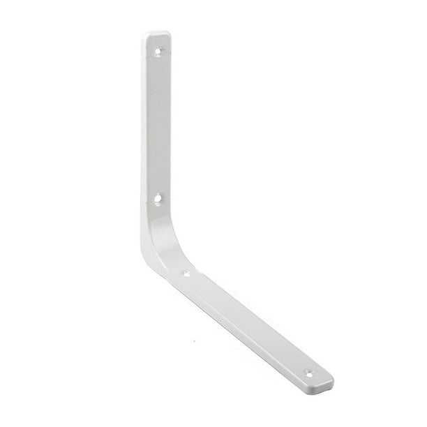 Soporte para estante Soporte para estante de servicio Estante colgante en forma de L Soportes para estantes en Blanco 12 pulgadas