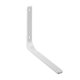 thumbnail image 1 of Soporte para estante Soporte para estante de servicio Estante colgante en forma de L Soportes para estantes en Blanco 12 pulgadas, 1 of 9