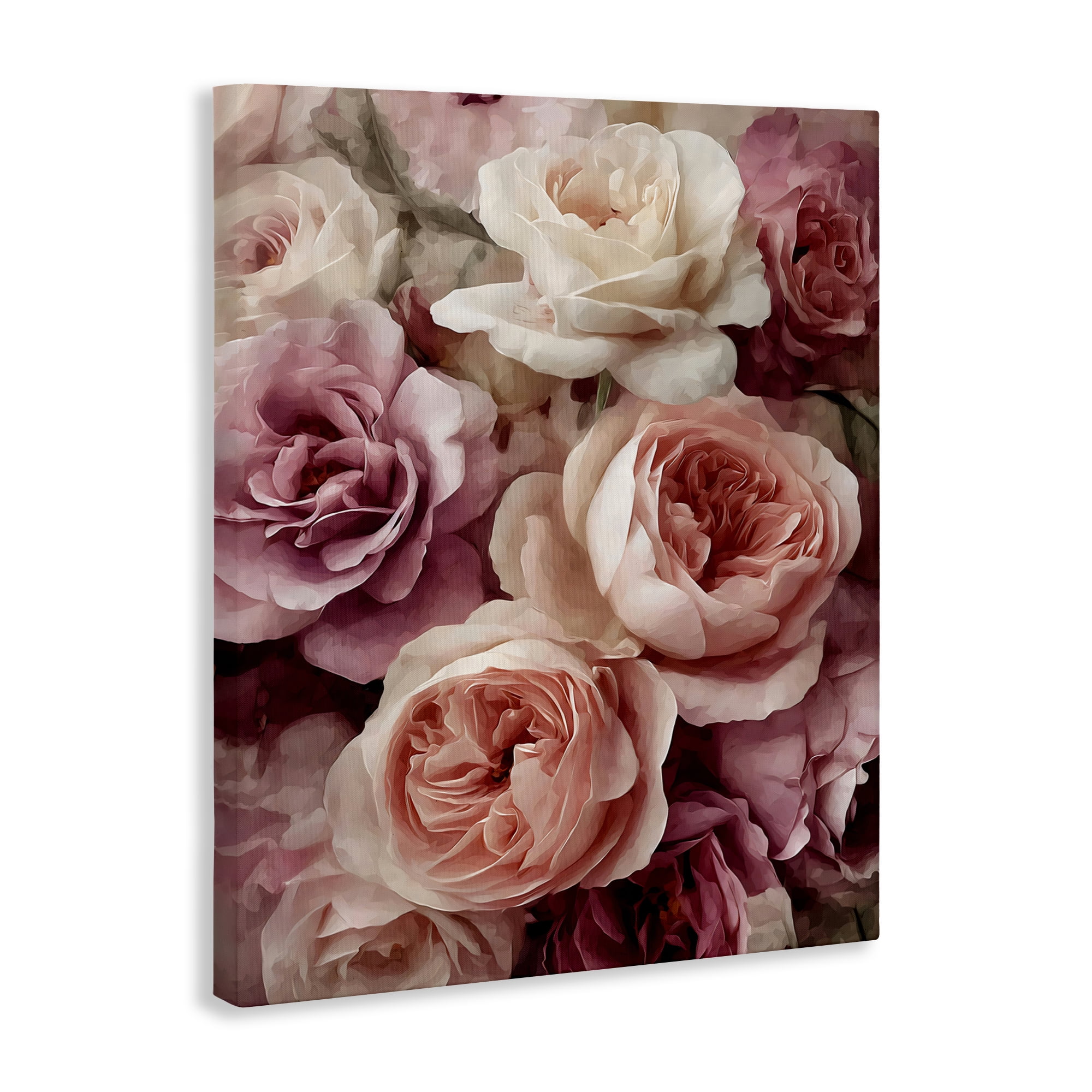 Stupell Industries Sweet Roses in Blush Pink Canvas Wall Art, design by Franklyn Gregory