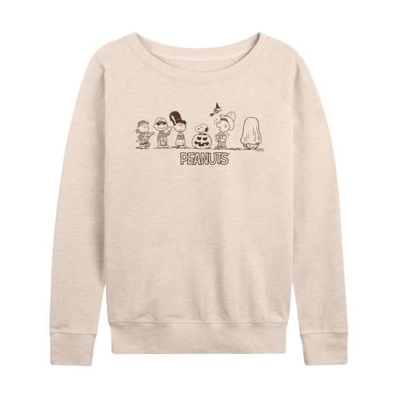 Peanuts - Peanuts Halloween - Women's French Terry Long Sleeve Pullover