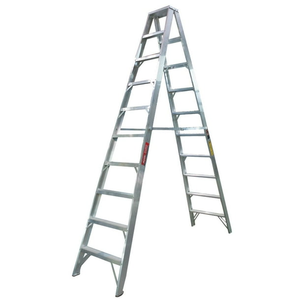 Escalera Tijera Doble Akron de Aluminio 18 Escalones 78-09 175kg Tipo II