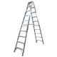 thumbnail image 1 of Escalera Tijera Doble Akron de Aluminio 18 Escalones 78-09 175kg Tipo II, 1 of 5
