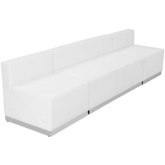 Flash Furniture Hercules Alon 3 Pièces Réception Siège en Blanc