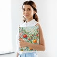 thumbnail image 6 of FORMRS 3 Ring Binder 1.5 inch with Pockets Clip Board 200 Sheets Capacity, Green Floral Tomatoes, 6 of 8