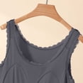 thumbnail image 5 of Aboser Tank Tops with Built in Bras for Women Plus Size Padded Shirts Soft Sleeveless Basic Tees Summer Seamless Layering Shirt Y2K Preppy Clothes, 5 of 7