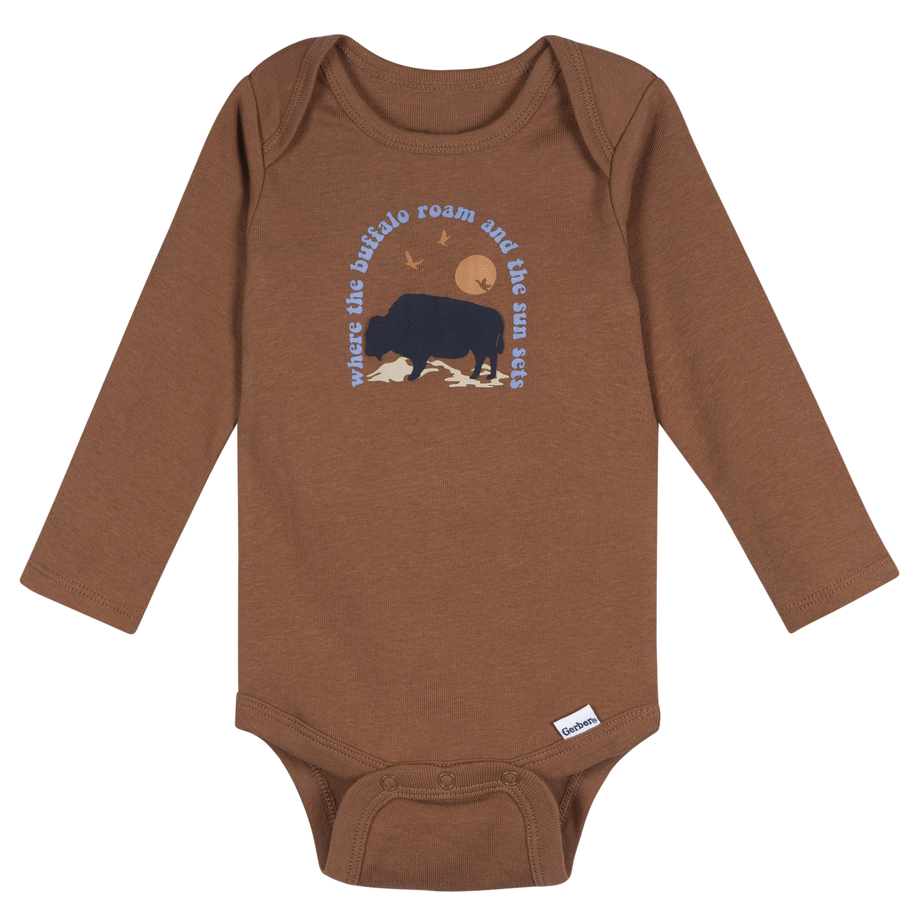 Gerber Baby Boy 5Pk Long Sleeve Onesies 0/3 Months - 12 Months