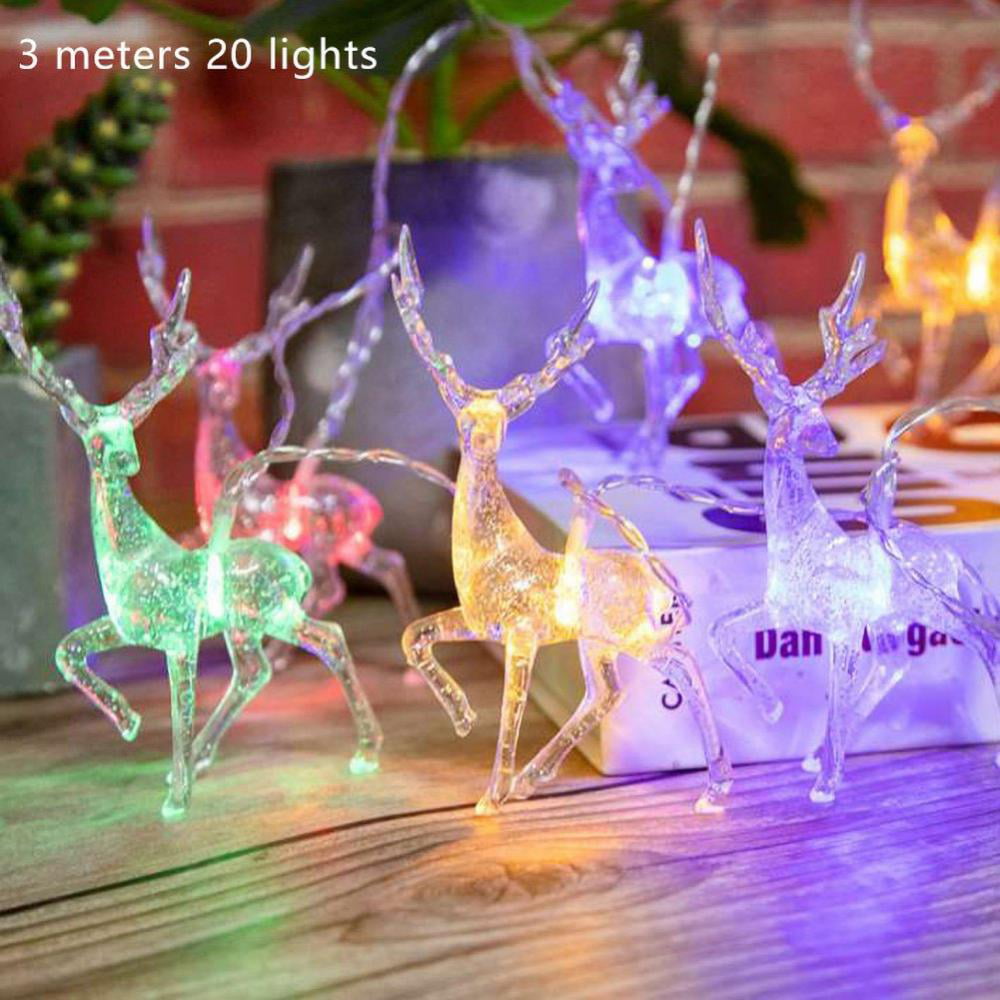 2/3M 10/20LED String Fairy Lights Copper Wire Battery Powered Xmas Wedding Party 