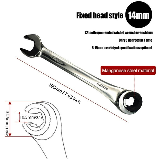 Ratchet on sale spanner 19mm
