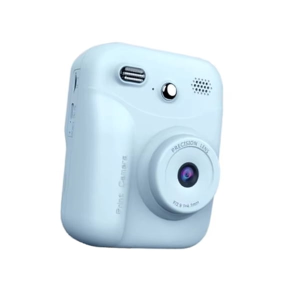 Kids Instantly Print Camera With 1Roll Thermals Paper For Creative Photography Featuring Clear Imaging Filter Effects