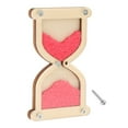 thumbnail image 1 of Milaget Wooden Hourglass Busy Board Basic Skills Educational Toy Learning Activities Pink, 1 of 9