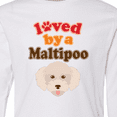thumbnail image 4 of Inktastic Maltipoo Dog Poodle Maltese Long Sleeve Youth T-Shirt, 4 of 5