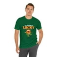 thumbnail image 5 of I'M Feeling Lucky St Patrick's Day Irish Unisex Jersey Short Sleeve Tee, 5 of 8