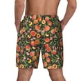 thumbnail image 4 of Goofa Fruits Peach Printed Men's Swim Trunks Board Shorts Quick Dry Mens Swimming Trunks with Compression Liner,Breathable Fit Hawaii Beach Shorts-3X-Large, 4 of 9