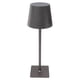 thumbnail image 3 of Lámpara de mesa LED inalámbrica, táctil y de metal, portátil, recargable, 3 temperaturas de color, gris, 3 of 14