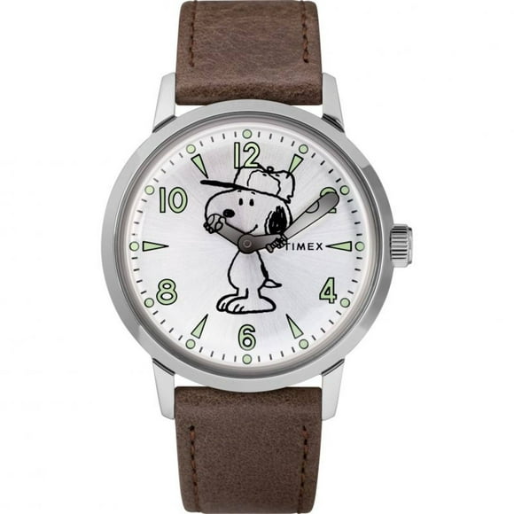 Timex TW2R94900VQ Men's Welton Peanuts Snoopy Silver Dial Watch