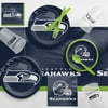 Seattle Seahawks Game Day Party Supplies Kit, Serves 8 Guests