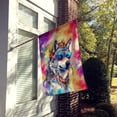 thumbnail image 2 of Hippie Animal Wolf House Flag 28 in x 40 in, 2 of 5