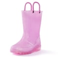 thumbnail image 6 of BOCCA Kids Pink Glitter Waterproof Rain Boot For Girls Size 9, 6 of 6