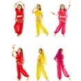 thumbnail image 4 of LYHaoo Girl 2 Piece Outfits Handmade Children Girl Belly Dance Kids Belly Dancing Dance Cloth Sizes 10-13 Years(Yellow), 4 of 4