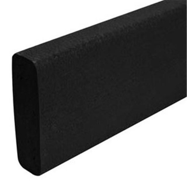 TekSupply 111995 Recycled Plastic Lumber 1'' x 3'' x 12' Black