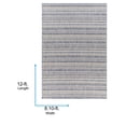 thumbnail image 4 of Livabliss Eagean Global Indoor/Outdoor Area Rug,8'10" x 12',Denim, 4 of 7